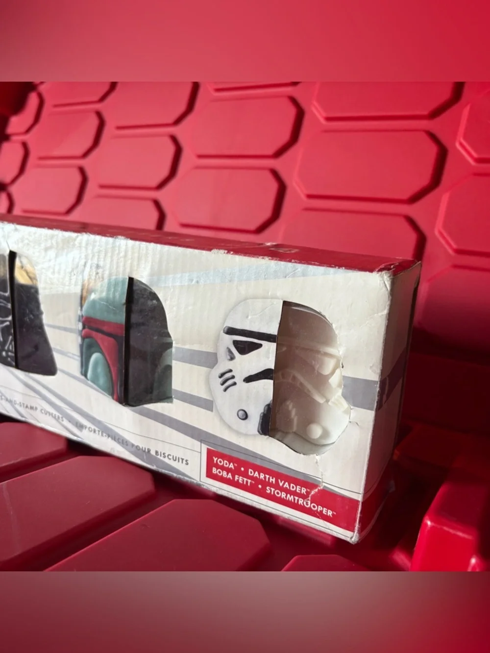Williams-Sonoma Star Wars Cookie Cutters - Red, Black, Green Accents